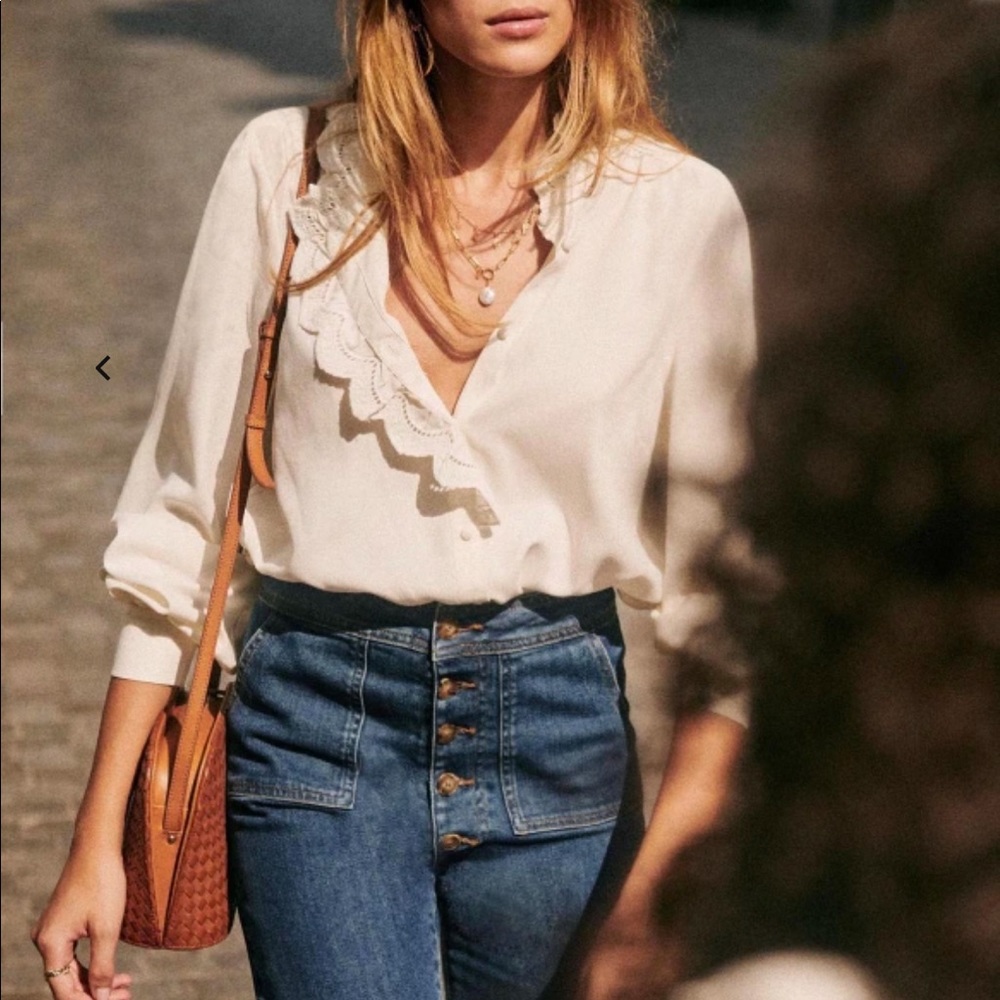Sezane Chloe shirt size 38